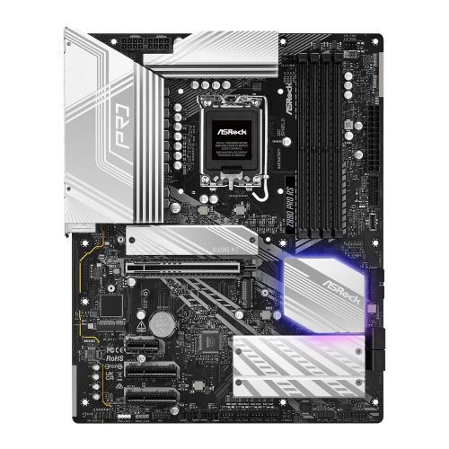 Asrock Z890 PRO RS, Intel Z890, 1851, ATX, 4 DDR5, HDMI, DP, 2 TB4, 2.5G LAN, RGB, 4x M.2 Asrock Z890 PRO RS, Intel Z890, 1851, ATX, 4 DDR5, HDMI, DP, 2 TB4, 2.5G LAN, RGB, 4x M.2